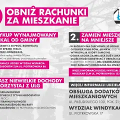 1. Wykup wynajmowany lokal od gminy z bonifikatą do 90%. 2. Zamień mieszkanie na mniejsze, z bonifikatą do 50%. 3. Masz niskie dochody? Skorzystaj z ulg.