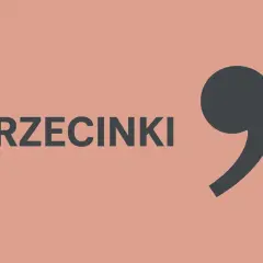 Duży, ciemnoszary przecinek, bądź pewien, że to on!