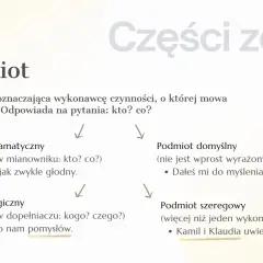 Podmiot szeregowy to więcej niż jeden wykonawca czynności, np. Kamil i Klaudia uwielbiają planszówki.