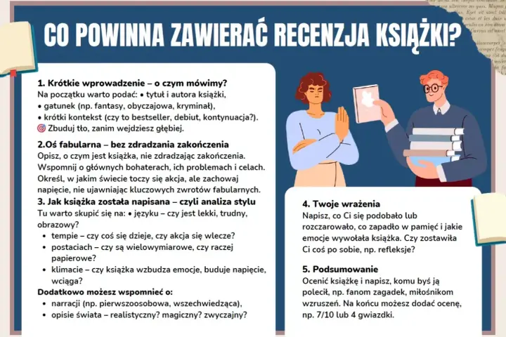 Jak napisać recenzję książki? Poznaj kluczowe elementy, które pomogą Ci stworzyć pozytywne opinie, przykłady i wskazówki.