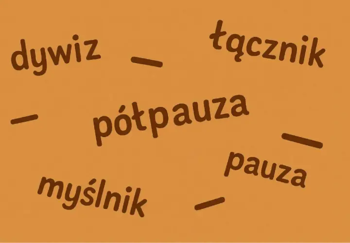 Dywiz, półpauza, pauza, łącznik – te znaki interpunkcyjne i ich zastosowanie.
