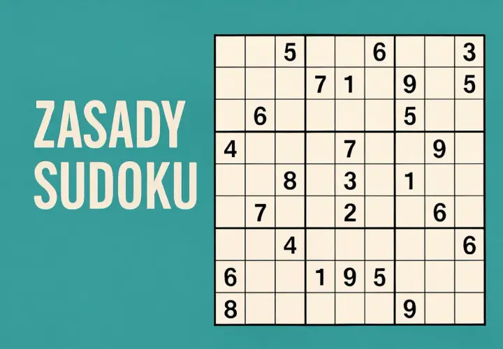 Zasady Sudoku: naucz się, jak grać w sudoku, rozwiązując tę planszę z cyframi.