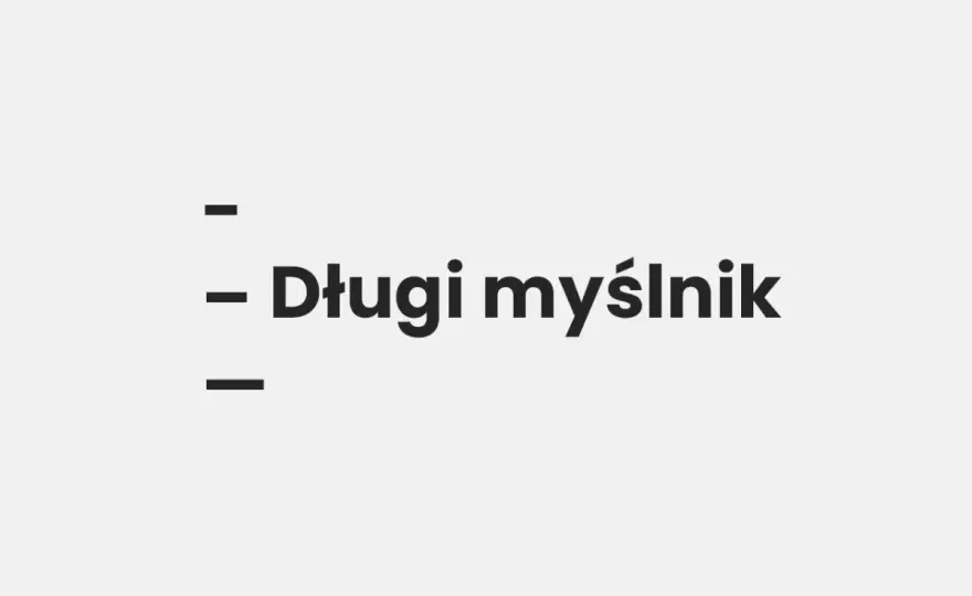 Półpauza - Jak wpisać na Windows, Mac i bez numpada?