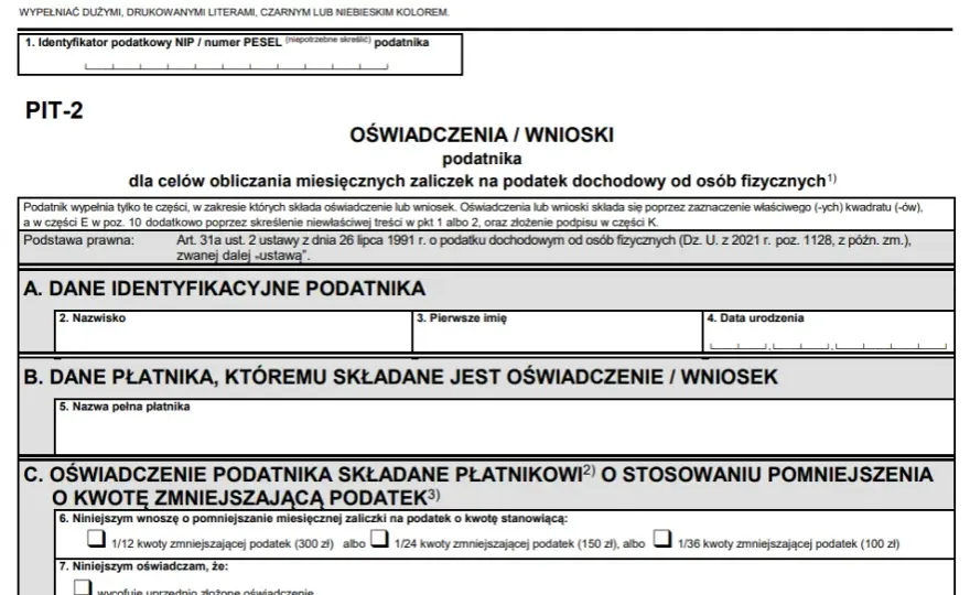 Co jeśli nie złożę PIT-2? Skutki braku deklaracji podatkowej