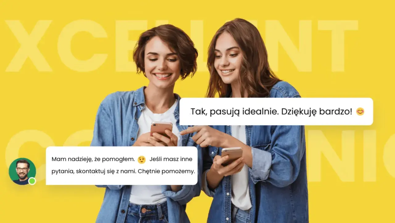 Dwie uśmiechnięte kobiety rozmawiają przez telefon. Jedna pyta, co to znaczy subskrybuj, druga odpowiada.